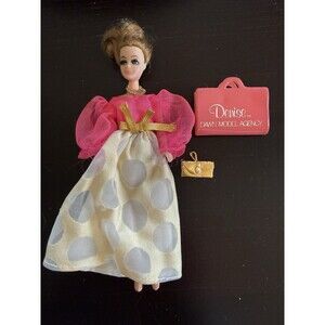 Vtg 70s Topper Dawn Doll Denise Peeks N Puffs Portfolio Photos Purse Necklace